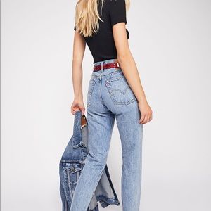 Blue Denim Vintage Levi Mom jeans